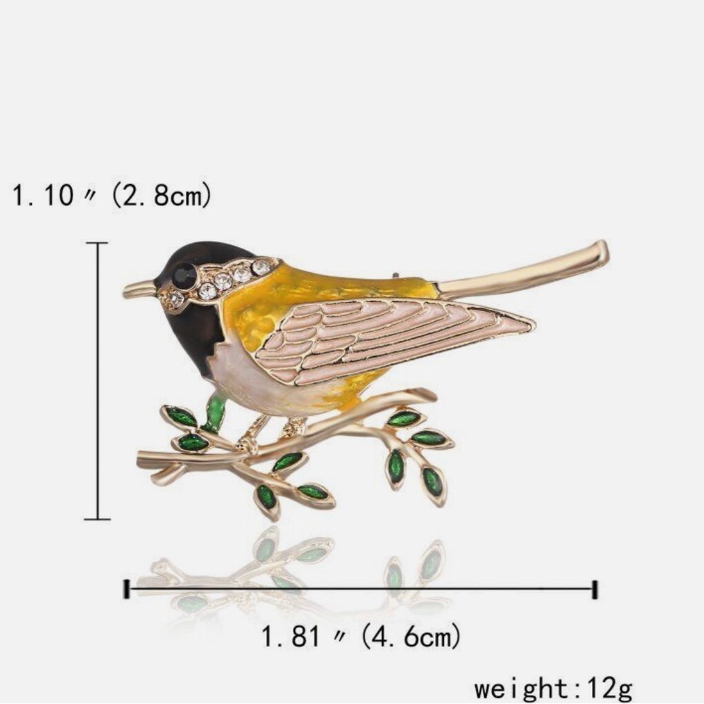 Bird Brooch - Picture 3 of 6